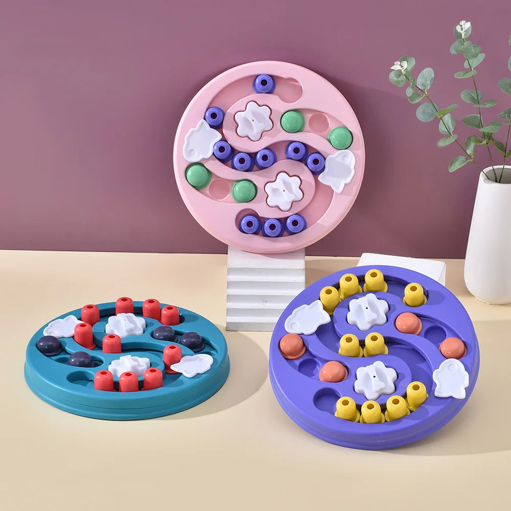 Dog Puzzle Toys Slow Feeder Interactive Increase Puppy IQ Food Dispenser Slowly Eating Non-Slip Bowl Pet Cat Dogs Training Game
