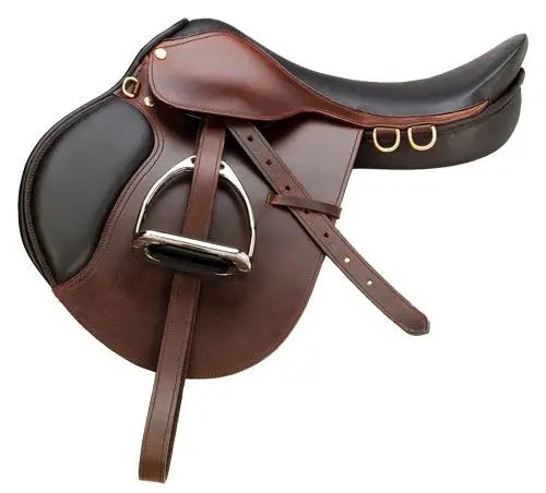 Comfortable and Durable English Horse Saddle with Soft Padding for Long Distance Riding