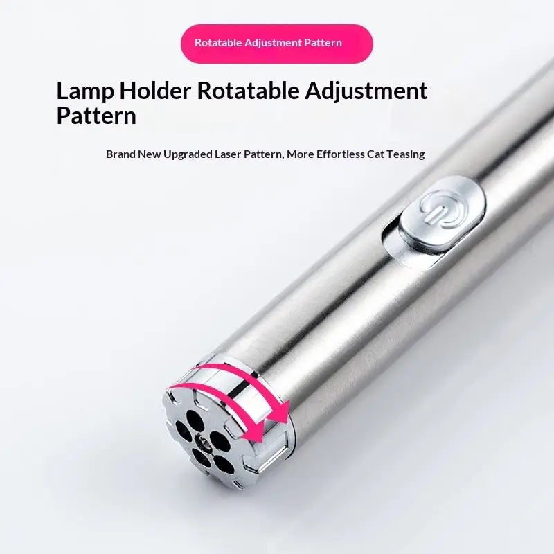 ♥Multi-pattern Laser Cat Teaser Pen Pet Toy with Infrared Always-on Switch