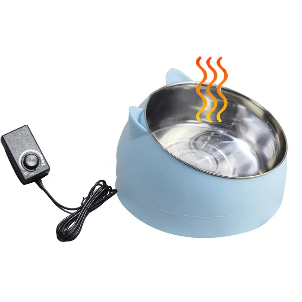 Heat Pet Bowl Food Winter  Cage Bowl Constant Temperature Heating Thermostat Dog Basin Cat Electric Bowl