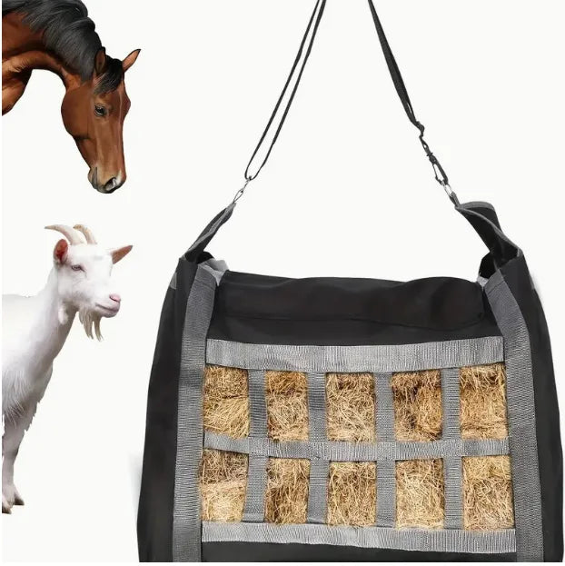 Hay Storage Bag Horse Hay Bag Livestock Hay Bale Nighttime Horse Hay Feeder Bag