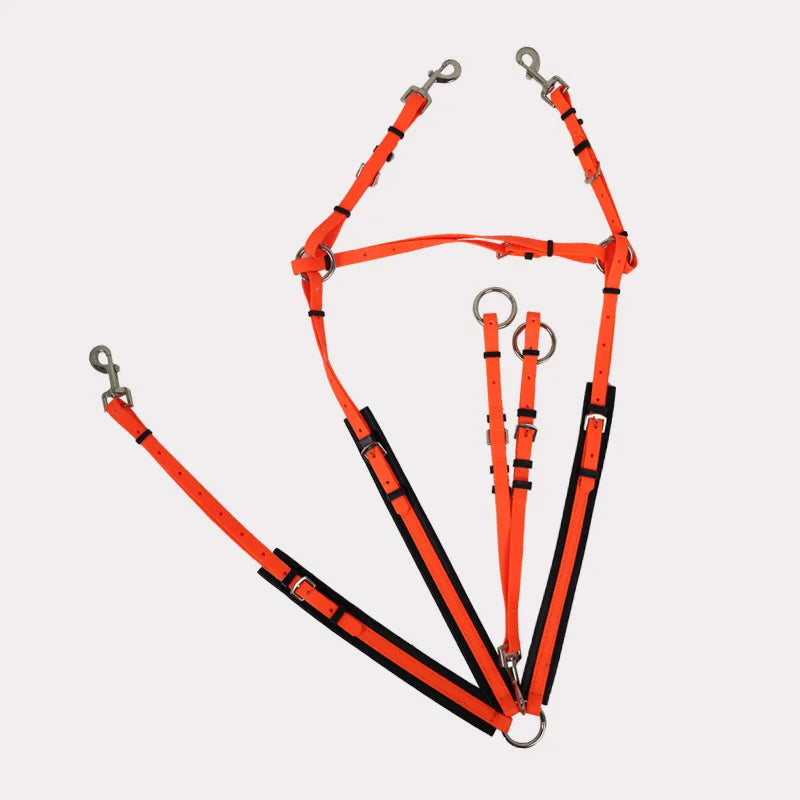 PVC Endurance Breastplate Adjustable Martingale Set Equestrian Tack Horse Riding Gear Saddle Accessories