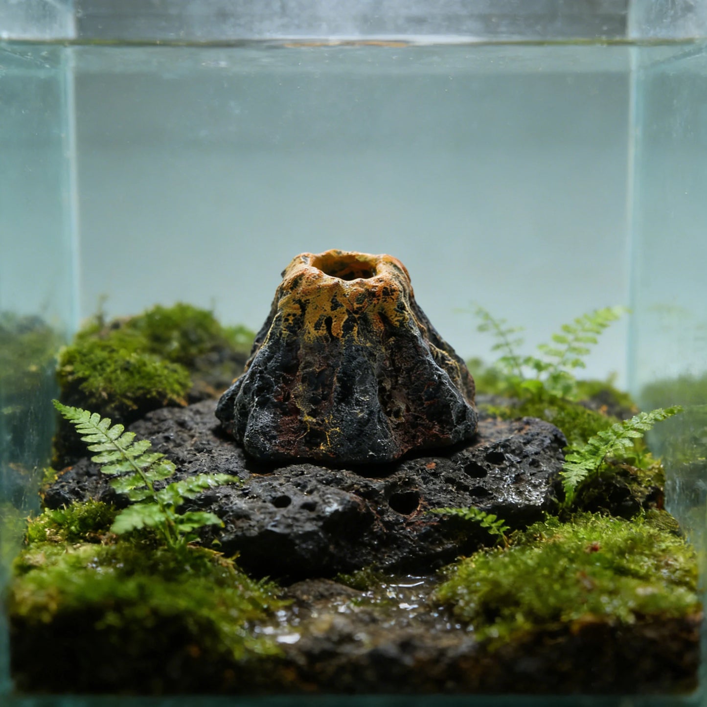 Aquarium Volcano Bubble Stone Fish Tank Decoration Oxygen Pump Stone Landscape Rockery Home Aquarium Ornaments