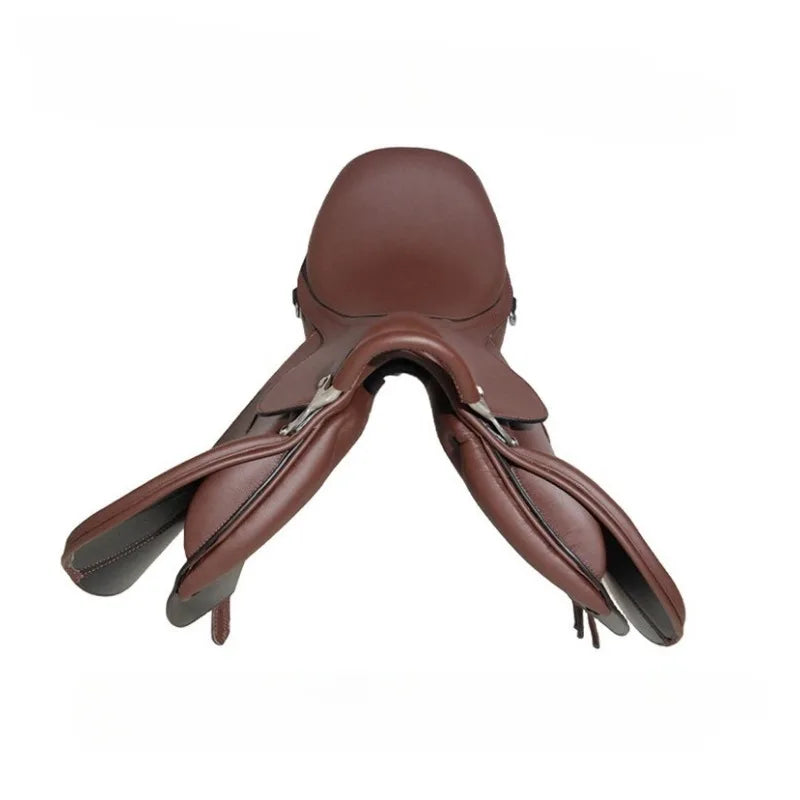 17.5-inch English-style All-purpose Saddle, Suitable for Equestrian Gear for New Riders