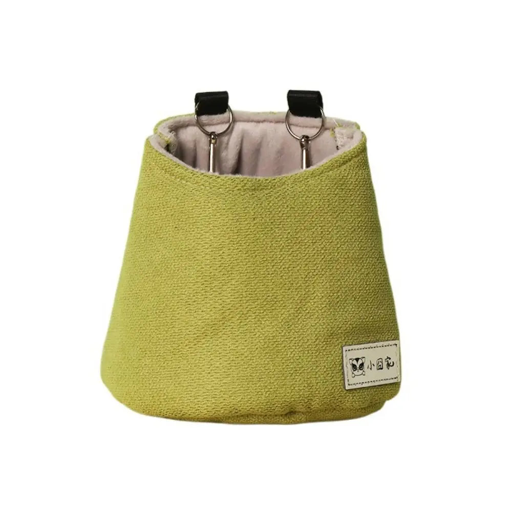 Opening Winter Sugar Glider Pouch Cloth/Plush Soft Squirrel Bed Cage with Hook Comfortable Hamster Hanging Bed