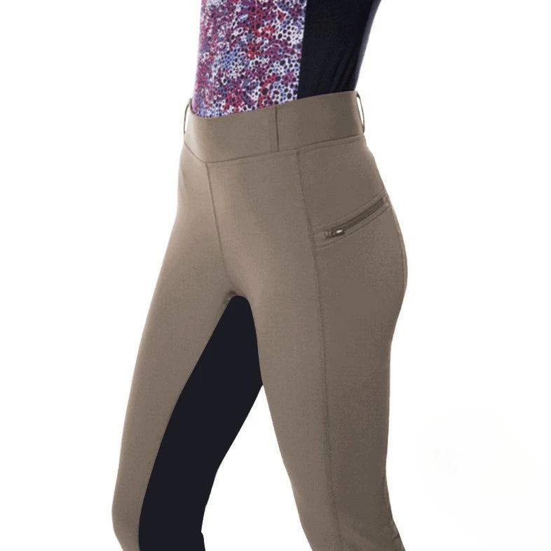 Women Slim Fit Stretch Equestrian Riding Pants Skinny Casual Paneled Trousers Essential Ware