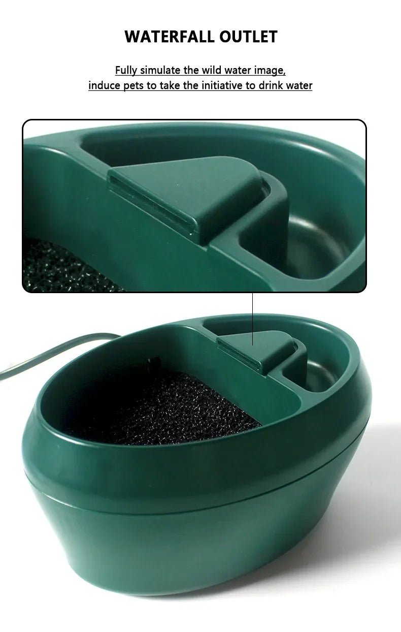 Drink Fountain Water Reptiles Drinking Waterfall Automatic Feeding Water Reptile Accessories for Tortoises Horned Frogs