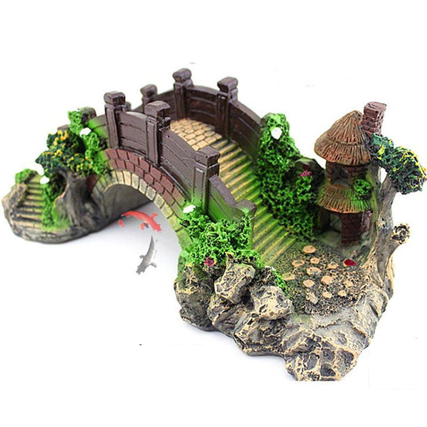 Fish Tank Artificial Resin Landscape Decoration Aquarium Equipment Accessories Ornament Cave Aquatic Pet Fish