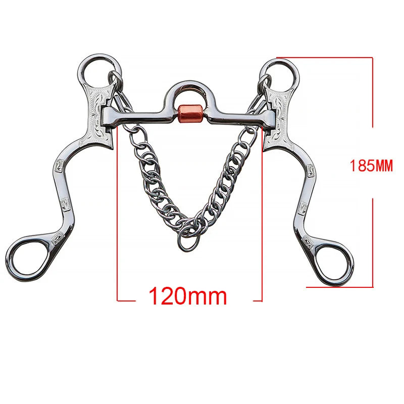 Professional Horse Bit Stainless Steel Chain Horse Snaffle Bit Equestrian Harness Equipment Product