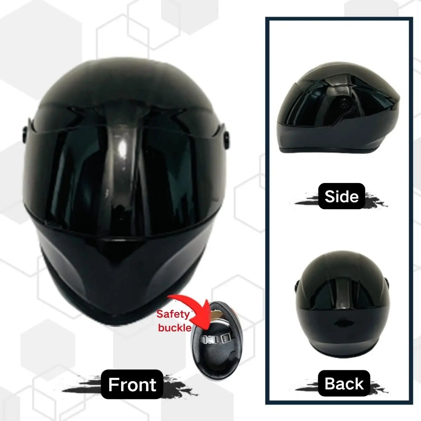 Pet Motorcycle Full Face Helmet with Anti-Detachment Safety Buckle Miniature Riding Helmet for Cats and Dogs Fan Favorite Gift