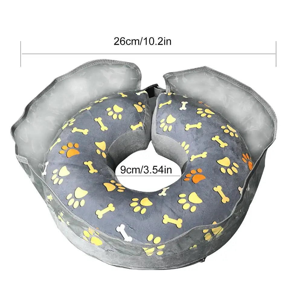Inflatable Collar Anti-bite Injury Elizabethan Collar For Dogs Cat Recovery Neck Wound Protective Accessories