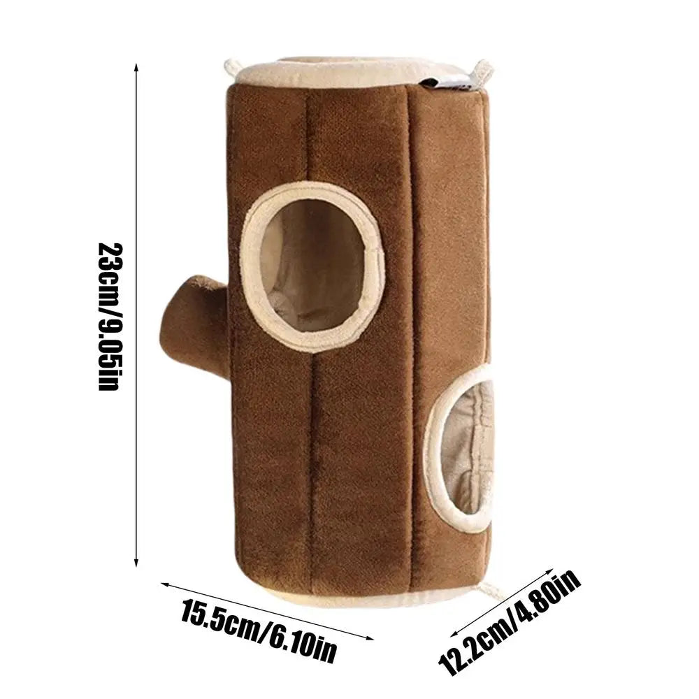 Hammock Warm Bed Small Animal Tube Cage House Hamster Guinea Pig Tunnel House Double Sided