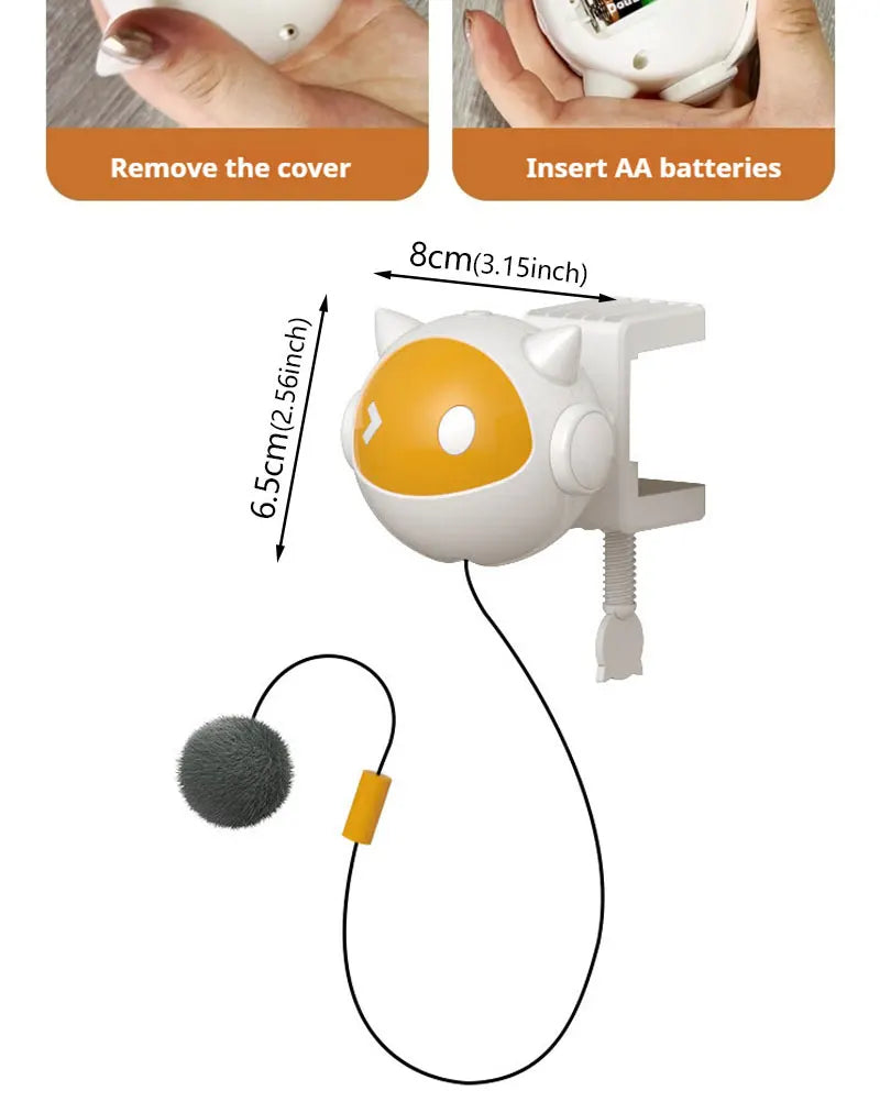 Automatic Lifting Cat Toy Ball Interactive Cat Ball Electric Lifting Pet Toy Hair Balls Self-hilarious Electric Cat Balls Toys
