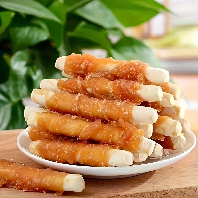 200g/400g(7.05oz/14.1oz) Dog Treats For Small, Medium, & Large Dog - Made With Chicken and Milk, Healthy, Easily Digestible