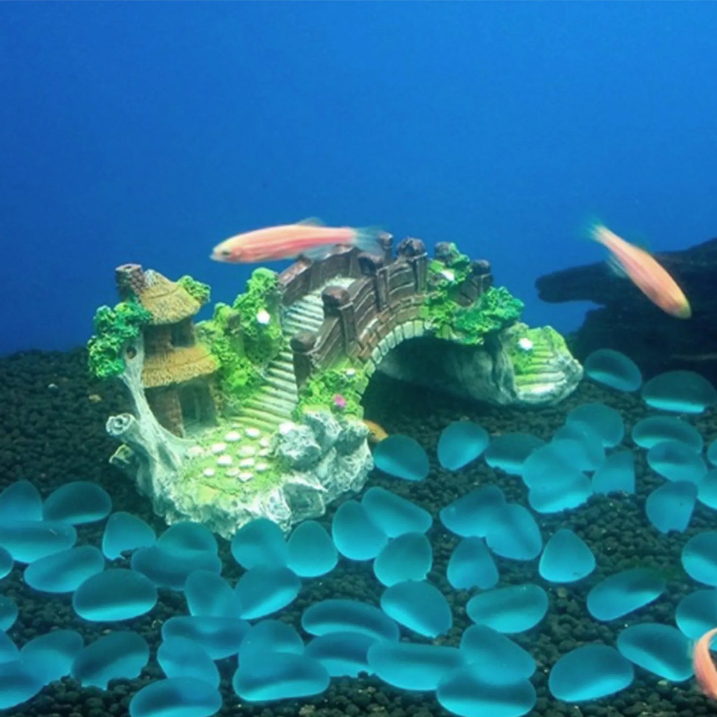 Fish Tank Artificial Resin Landscape Decoration Aquarium Equipment Accessories Ornament Cave Aquatic Pet Fish