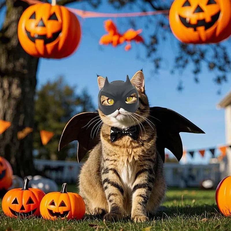 1-10PCS Pet Avengers Mask Set Halloween Cosplay Costume for Cats Dogs Halloween Decoration Party Use Pet Supplies Outfit