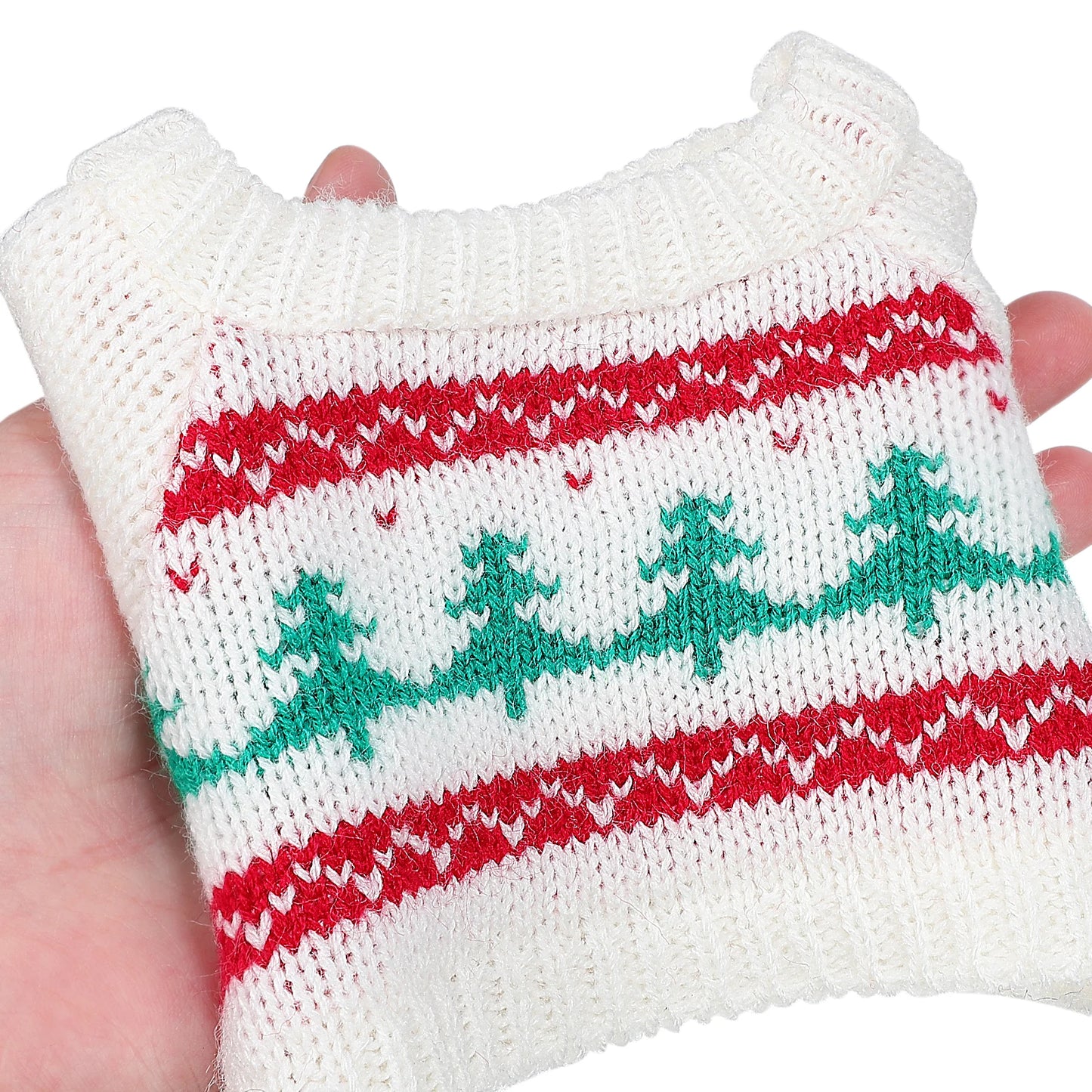 1Set Soft Small Pet Christmas Outfit Hat Sweater Costume Winter Clothes for Guinea Pig Bunny Hamster Rabbit Clothes