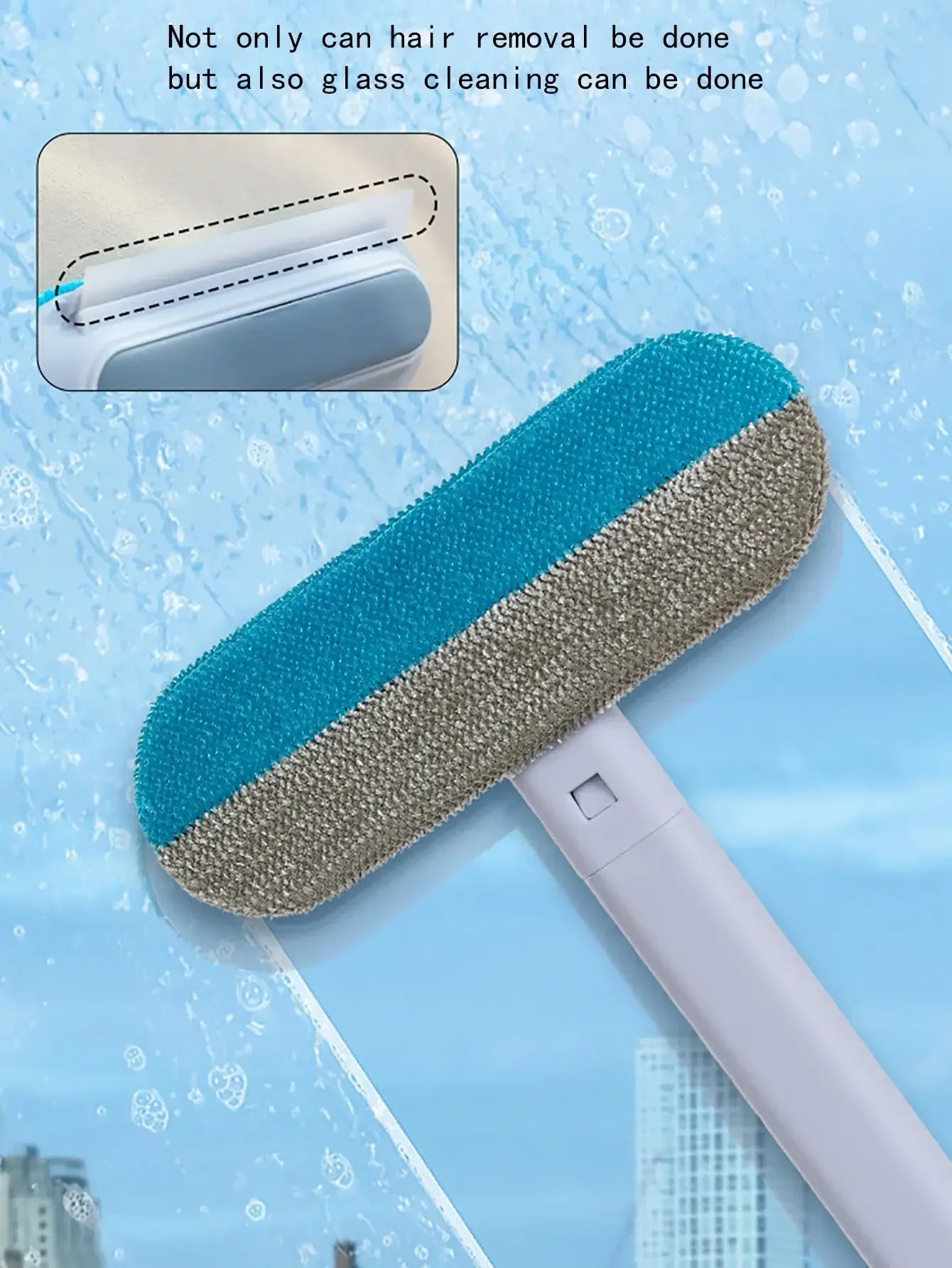 Pet Hair Removal Set Tool Reusable Static Removal Gloves Double-Sided Grooming Gloves Remove Dog Cat Hair Carpets Sofa Cleaner