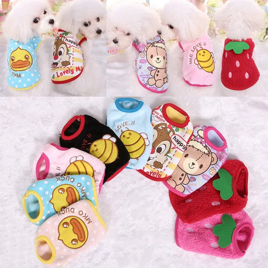 Winter Fleece Bunny Rabbit Guinea Pig Clothes For Mini Milk Dog Cat Teacup Small Animal Chinchilla Ferret Costume Vest Hoodie