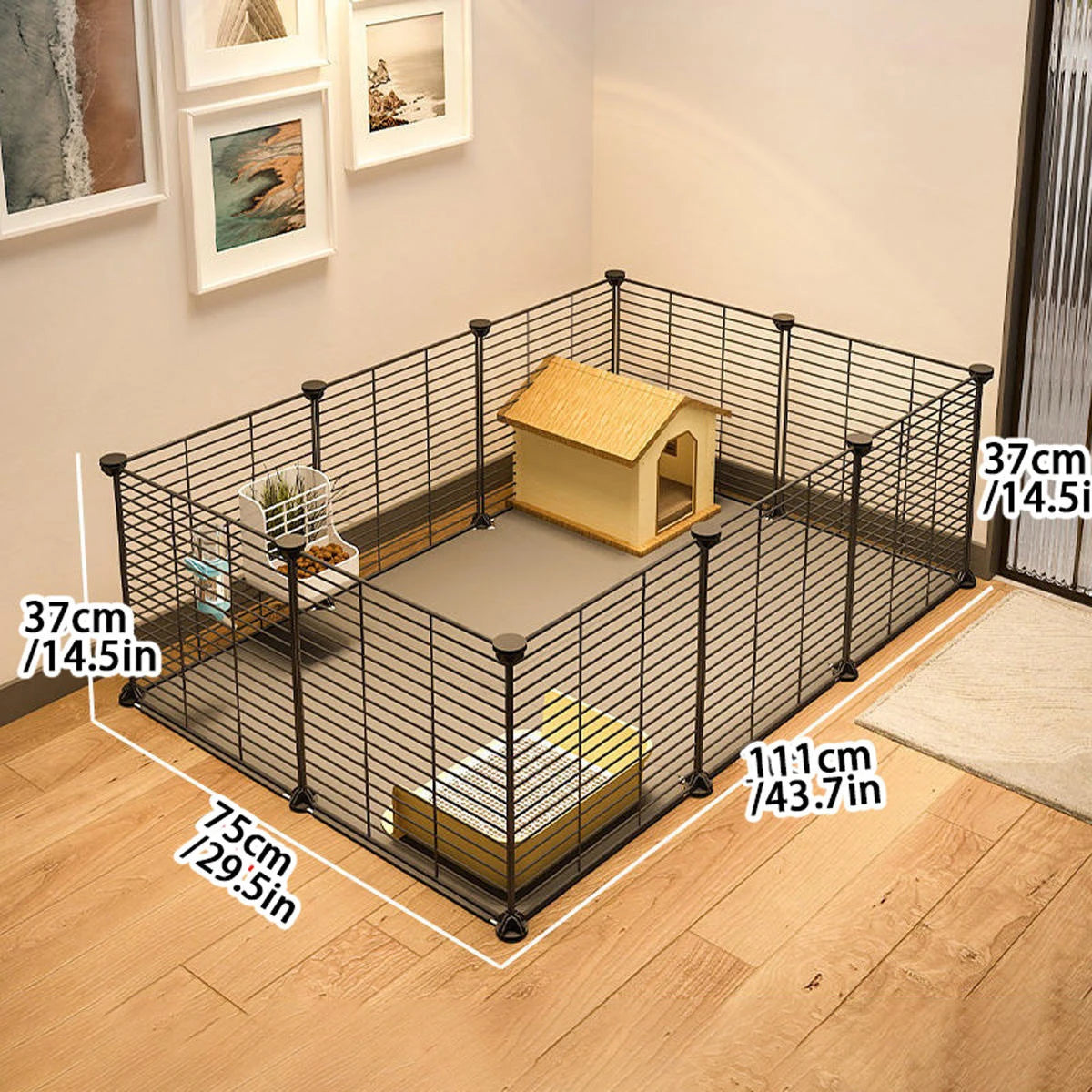 Guinea Pig, Rabbit Special Cage, Breeding Box, House Pet Fence, Extra Large Luxury Pet Supplies