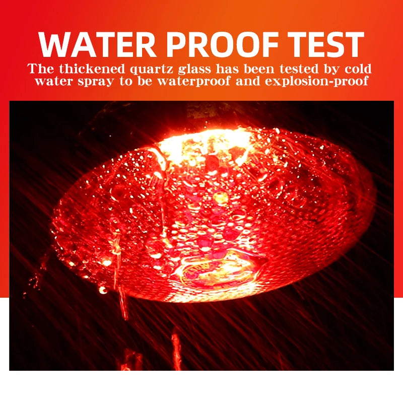 Durable Poultry Heating Lamp Breeding Bulb High Quality E27 100/150/250/275W LED Light Pet Brooder Hatch Chick Heater Bulb