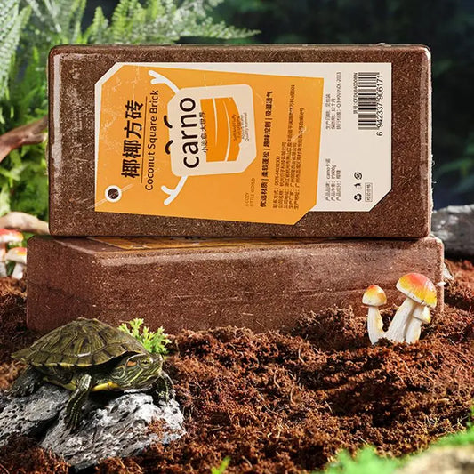 Coco Coir Brick Compressed Coco Fiber Substrate Snake Bedding Reptile Tank Accessories Landscaping Mulch For Geckos Tortoises