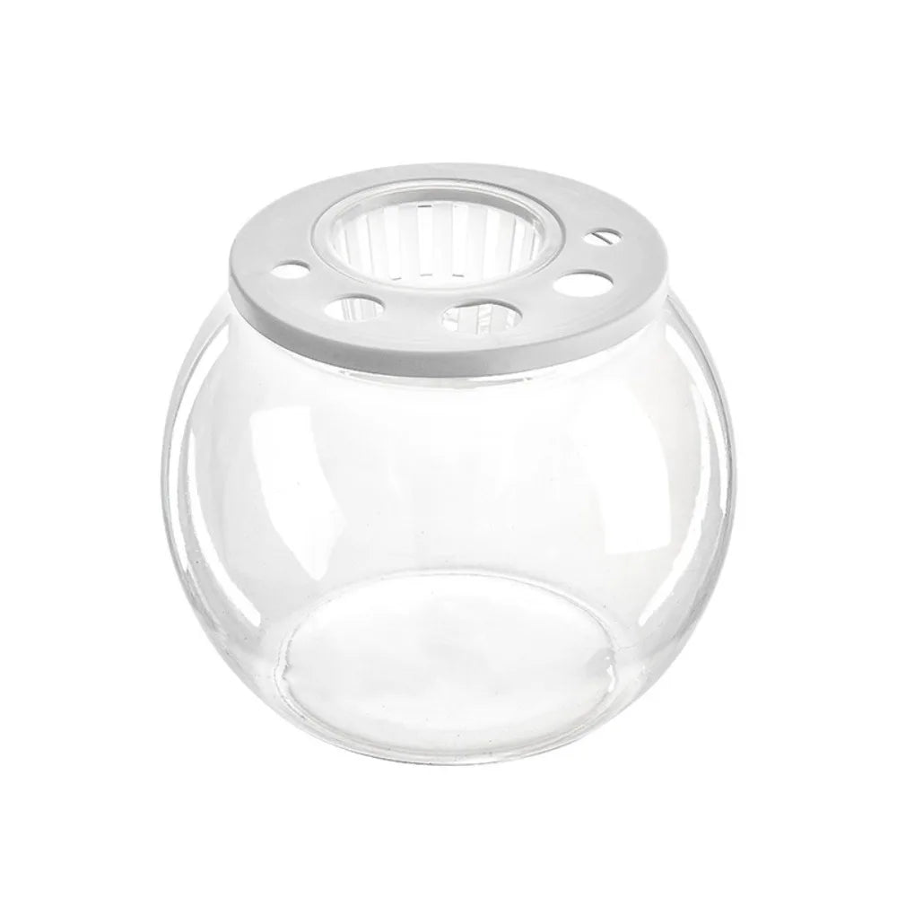 Miniature Landscape Transparent Small Clear Fish Tank Plastic Shatterproof Turtle Aquarium With Lid Goldfish Tank Home Decor