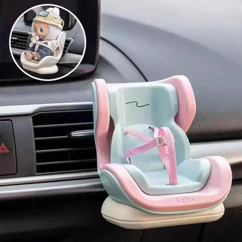 Hamster Car Seat Vent Clip Adorable Miniature Pet Model Safe Driving Accessories Cute Mouse Decor for Dashboard Gift Idea
