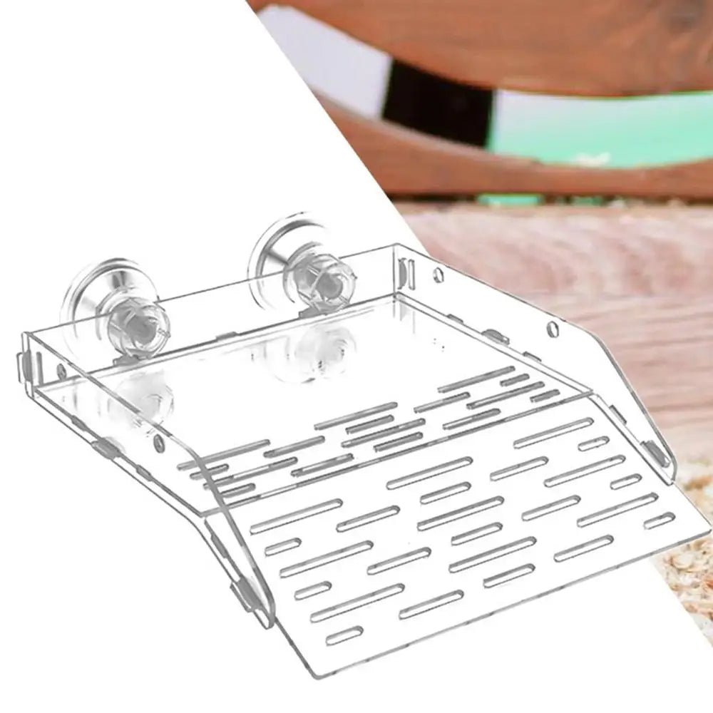 Turtle Basking Ramp Acrylic Multipurpose Basking Dock Aquarium Reptile Resting Terrace Turtle Tank Accessories For Lizards Frogs