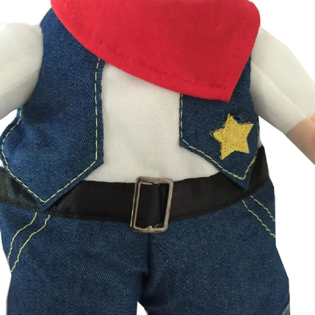 Funny Pet Dog Cat Halloween Costume Dog Cowboy Clothes Pet Dog Costumes for Small Dogs Cosplay Cat Accessories