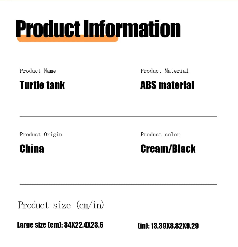 New Household Brazilian Turtle Ecological Landscape Tank Turtle Specific Feeding Tank With Tape Platform Amphibious Turtle Tanks