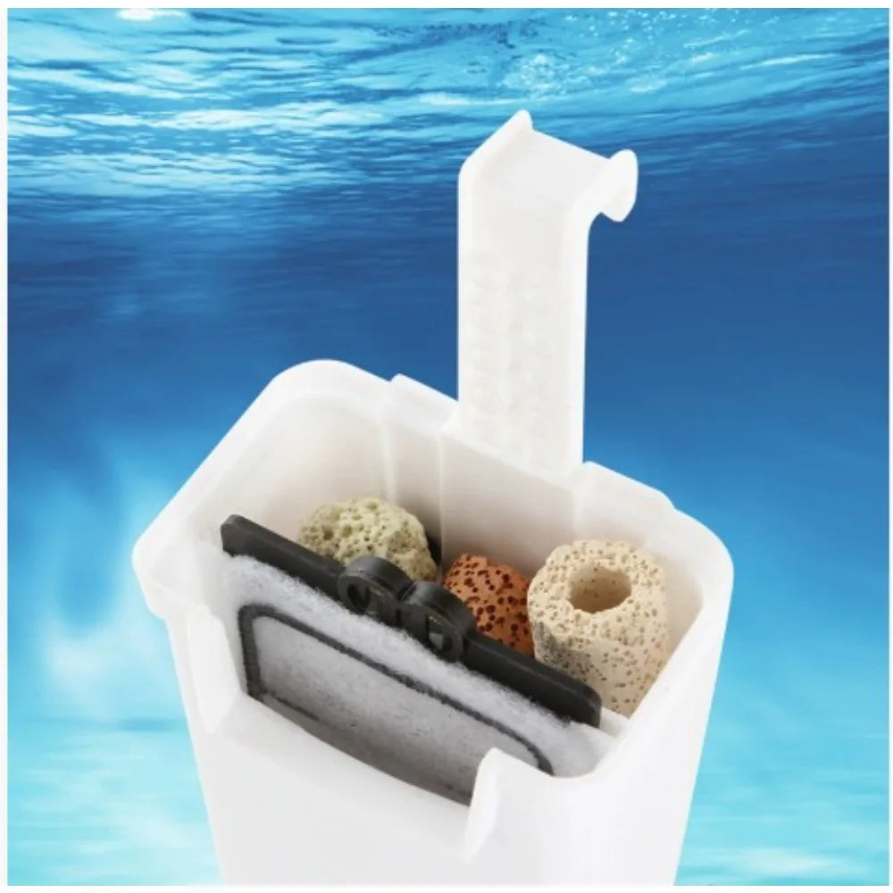 2pcs Aquarium Filter Sponge Hanging Fish Tank Filter Without Power Supply 3W/5W Filter Carbon Plate for A Variety of Fish