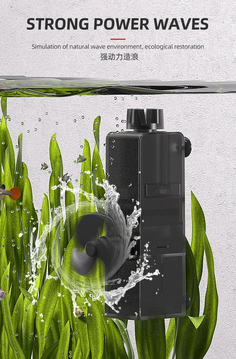 USB fish tank low water filter Aquarium Turtle tank Filter circulation Filtration oxygenation Small fountain