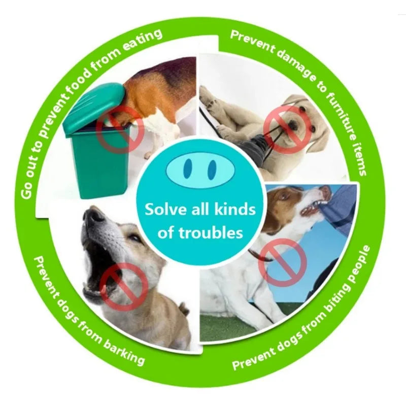 Pig Nose Breathable Mask for Puppy Cute Funny Doggy Anti-bite Mask Adjustable Prevent Accidental Ingestion Pet Accessories