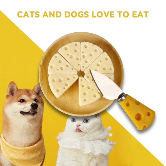 Cat Snacks Molten Cheese Freeze-dried Cheese Pet Snacks Calcium Supplement Milk Tablets Probiotics Promote Intestinal Digestion