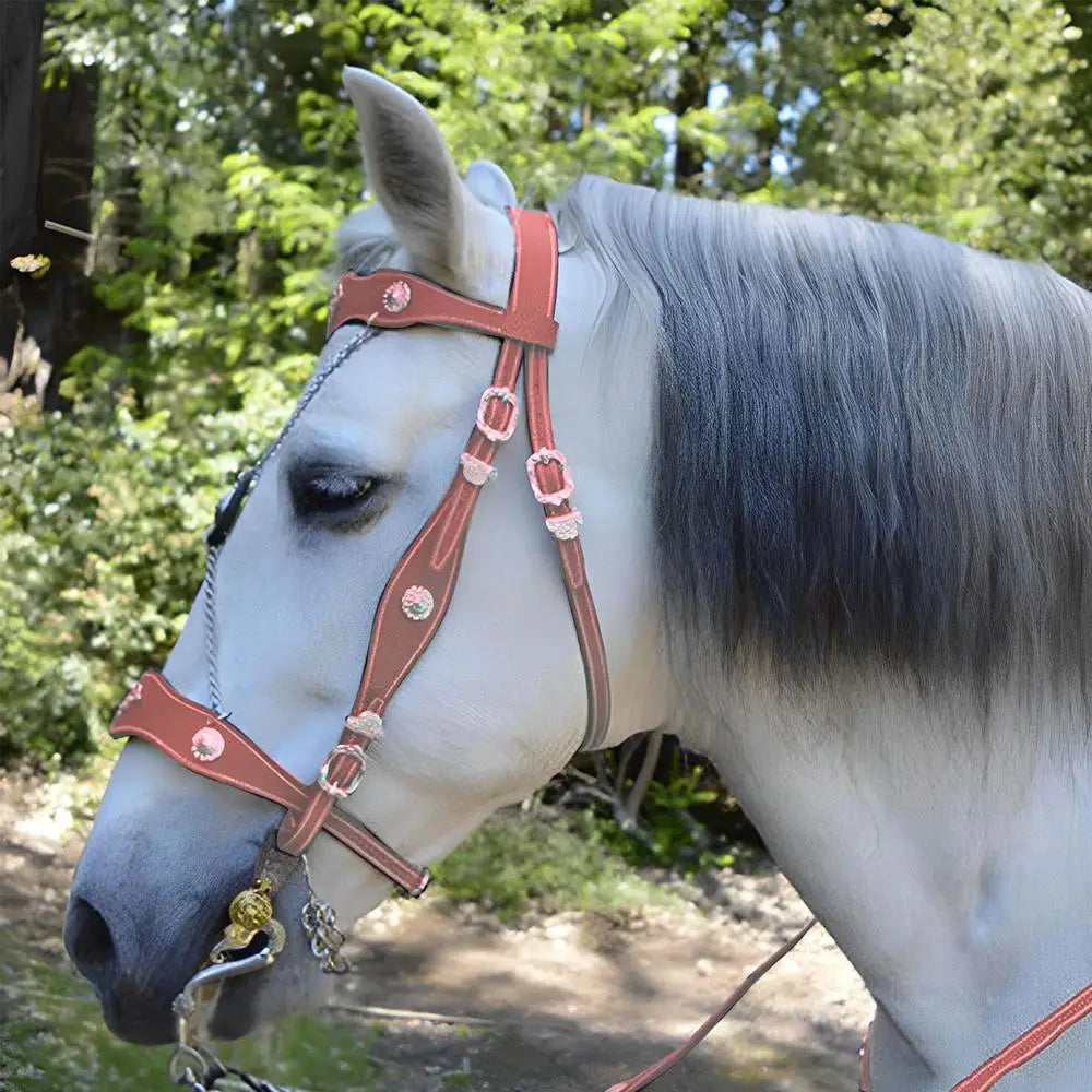 PU Horse Lead Rope Strap Adjustable Equestrian Rein Racing Halters Swivel Buckle Ponies With Metal Buckle Leading Rope