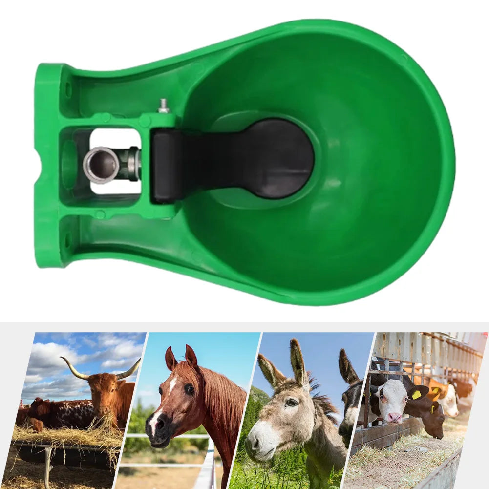 Automatic Drinking Bowl Plastic Cattle Drinking Cup Versatile Large Capacity Livestock Supplies for Cattle Horse Donkey
