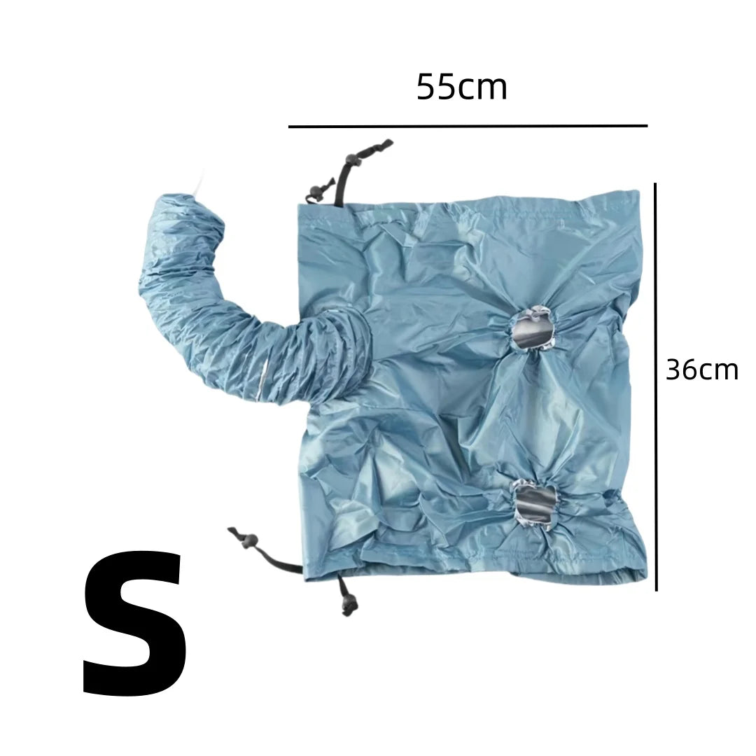 Folding Dog Dryer Blower Bag Pet Shower Hair Quick Drying Air Coat Grooming Tool for Pet Hairdryer Bath Cleaning Dried Hair Bag