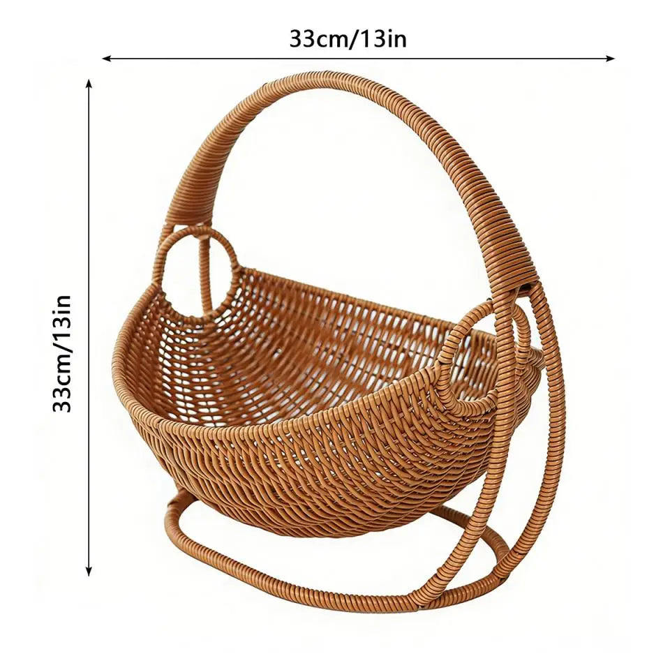 Faux-Woven Cat Bed Nest Cat Basket Cats Swing Hammock Waterproof Indoor Pet House Semi-Enclosed Cave Bed Pet Accessories