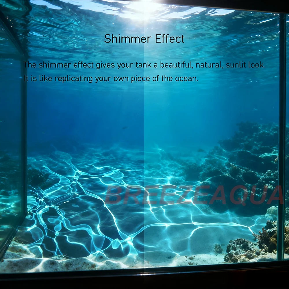 A7S III Wi-Fi App Phone Control Full Spectrum 100W Saltwater Marine LED Aquarium Light for Coral Reef Fish Tank