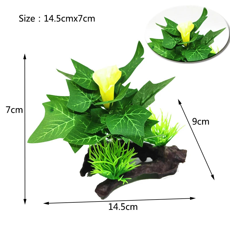 Artificial Underwater Grass Aquarium Fish Tank Simulation Decoration Aquarium Backgrounds Plants Water Grass Accessories