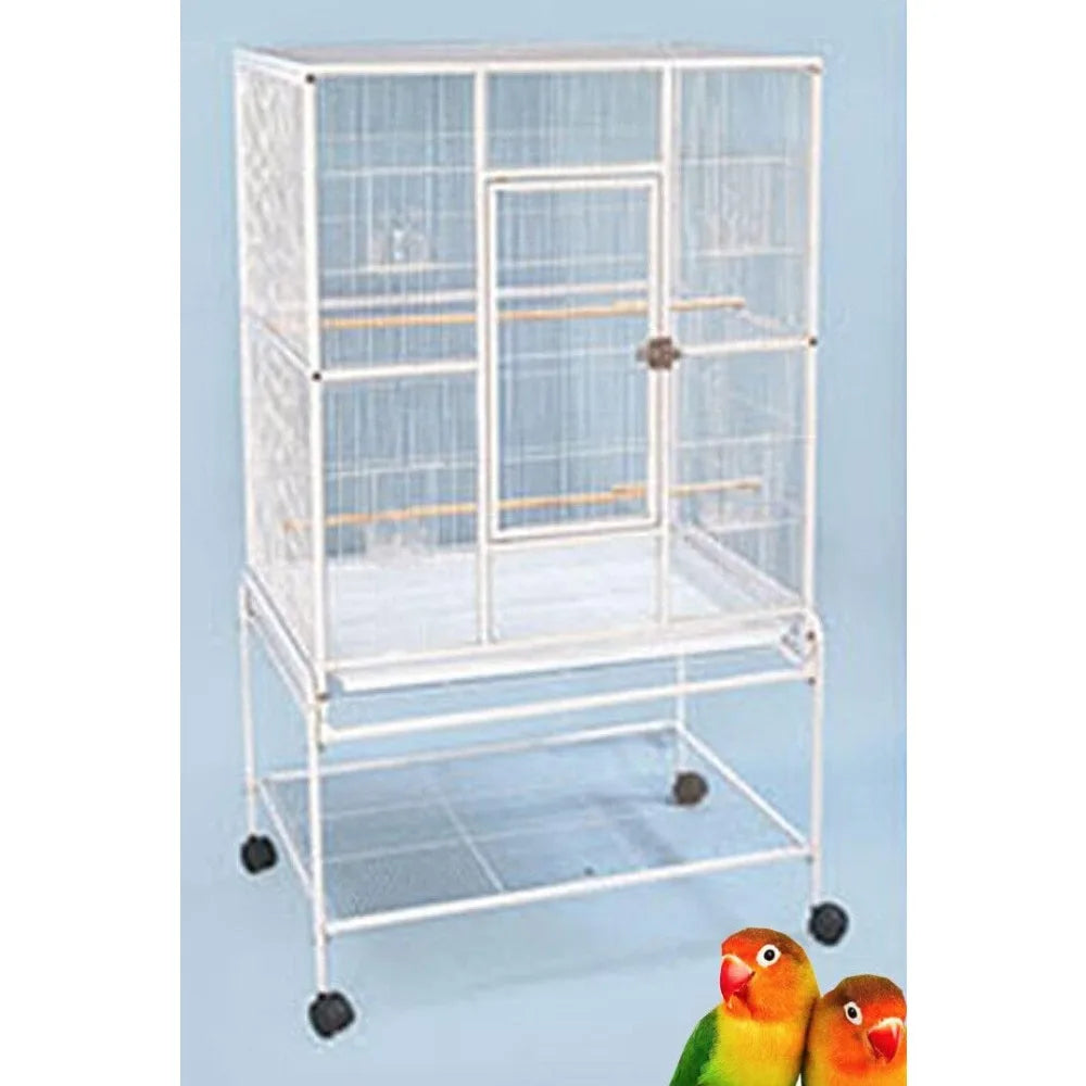 Extra Large Wrought Iron Breeding Bird Flight Cage Front Feeder Doors Side Breeding Nest Box Door Easy Clean