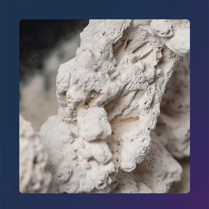 Fish Tank Character Shaped Stone Statue Decoration Poseidon Sea God Statue Underwater King Stone Statue Handmade Craft Landscape Caves