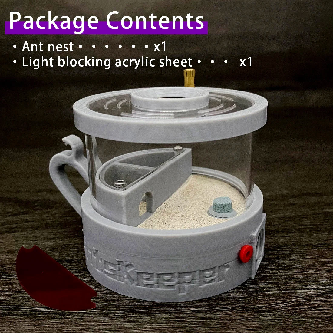 【Tea Cup] Ant Keeper Ant Farm with Light Block Sheet for Ants New Queen or Small Colony Ant House Nest Anthill