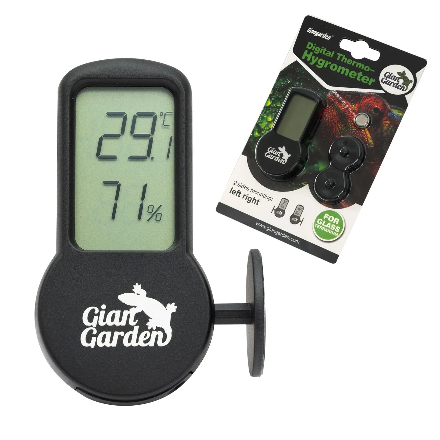 Climbing pet thermometer palace lizard horned frog tortoise reptile feeding box thermometer