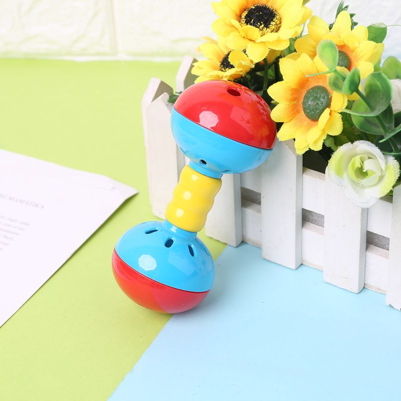 Bird  Colorful Plastics Interactive Dual Balls Parrot Toy for African Greys Cockatoo Small Medium Parrots