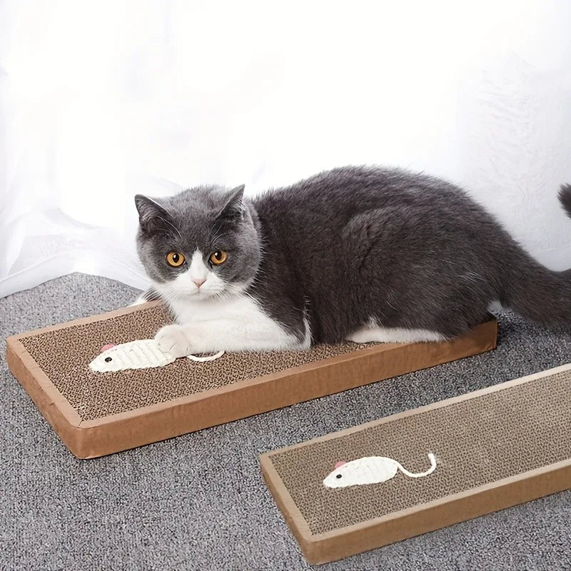 Cat Toy Self-Entertainment Durable Scratching Board Set Cat Claw Sharpener Corrugated Paper Cat Scratching Pad Pet Supplies