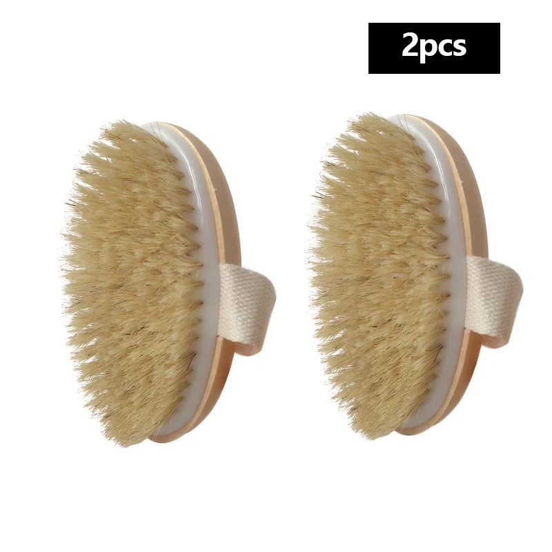 1/2pcs Natural Horse Hair Detangling Cleaning Brushes for Daily Grooming Decontamination Essentials Horse Grooming Supplies