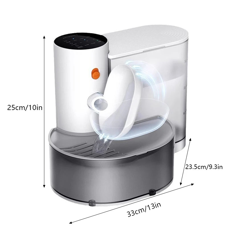 Smart Dump Cat Water Dispenser Running Water Rechargeable Automatic Water Dispenser For Pet Dogs and Cats Non-Recycling No filter needed