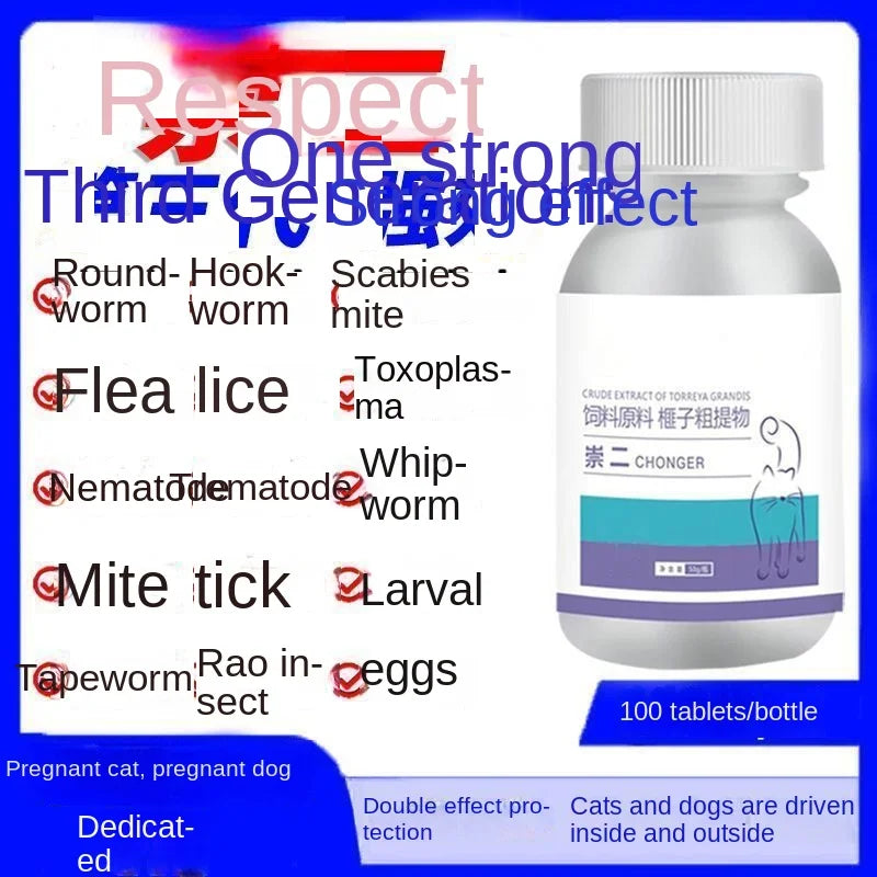 Pet deworming medicine for Cats and Dogs